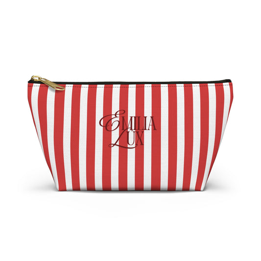 Emilia Lux Red Accessory Pouch