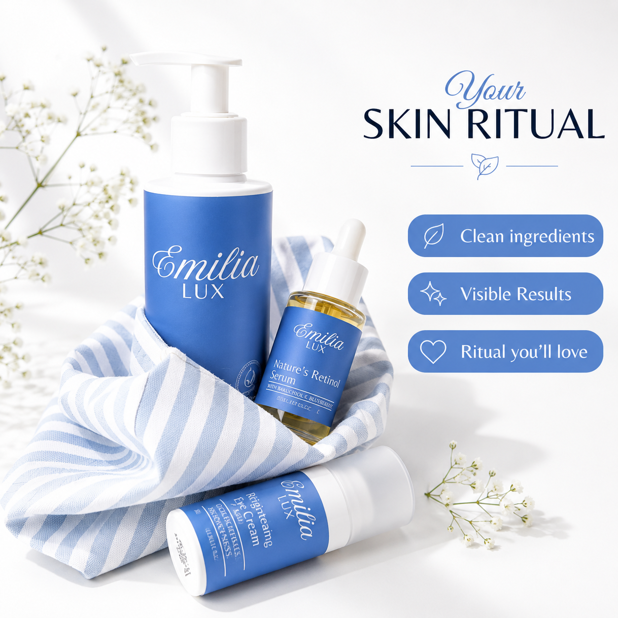self-care_skincare_routine
Emilia Lux Purifying Mousse Foaming Face Wash – gentle facial cleanser that deeply cleanses pores and removes excess oil while maintaining hydrated, balanced skin