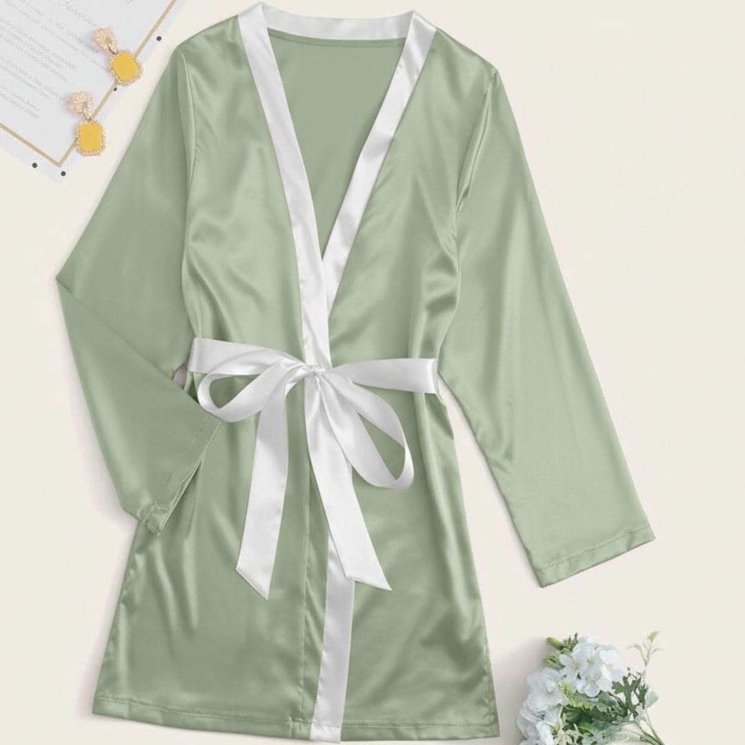Soft Sage Kimono