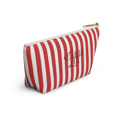 Emilia Lux Red Accessory Pouch