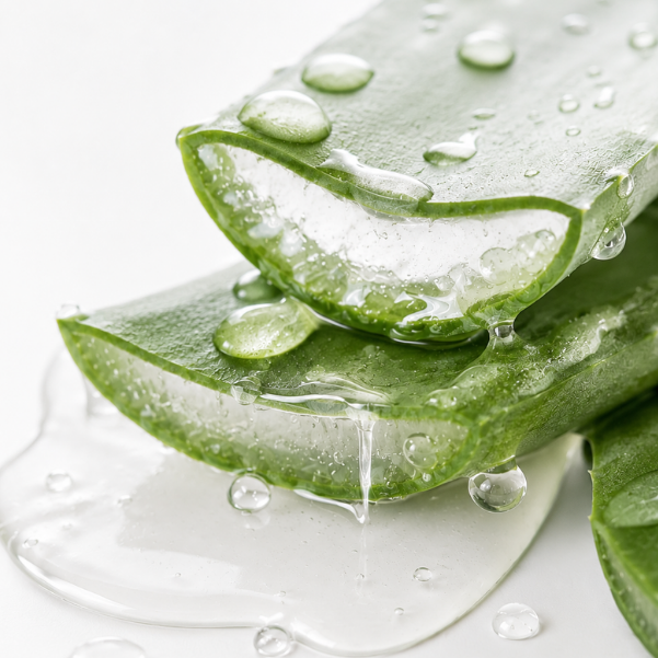 Aloe juice skincare ingredient for soothing, hydration, and skin barrier support