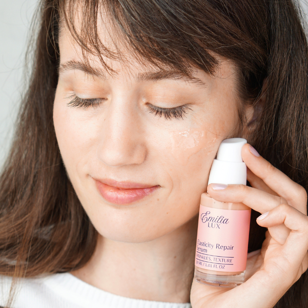 Collagen boosting serum for skin elasticity and anti-aging support