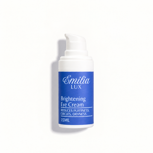 Emilia Lux Brightening Eye Cream for puffiness, dark circles and dryness