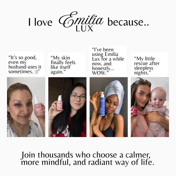 emilia-lux-customer-reviews-why-they-love-us.
Emilia Lux customer reviews sharing why they love the skincare products, featuring real-life product experiences and daily skincare routines.