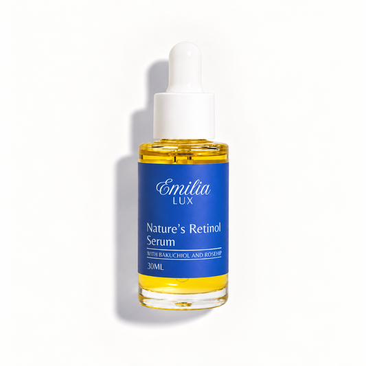 Emilia Lux Nature’s Retinol Serum with bakuchiol and rosehip oil