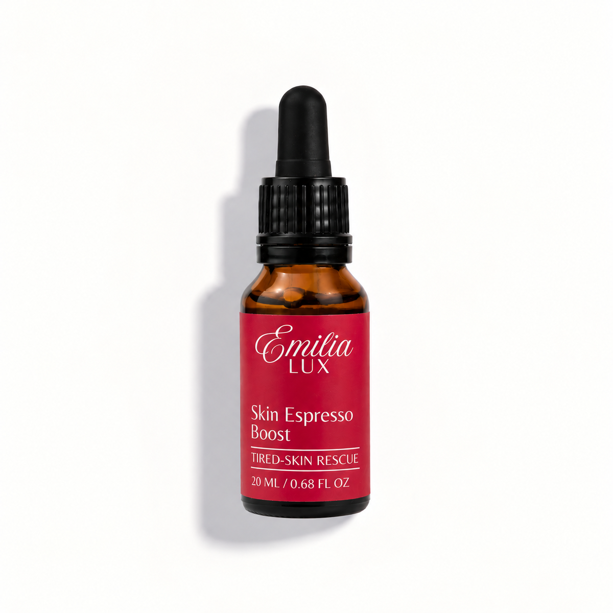 Emilia Lux Skin Espresso Boost serum for tired-looking skin