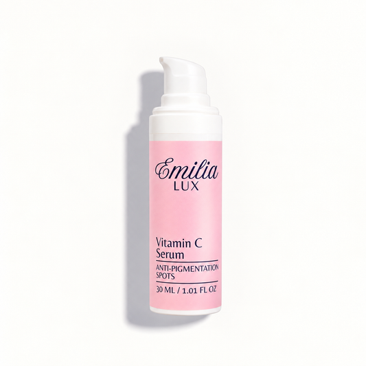 Emilia Lux Vitamin C Serum for dark spots and uneven skin tone