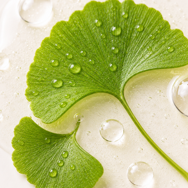 Ginkgo skincare ingredient used to support brighter and refreshed-looking under-eye skin