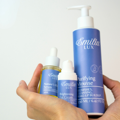 Glow skincare bundle for hydration, brightening, and skin renewal