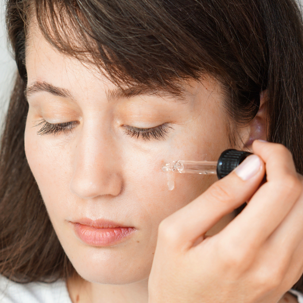 Morning caffeine eye treatment for puffy eyes and a more awake appearance