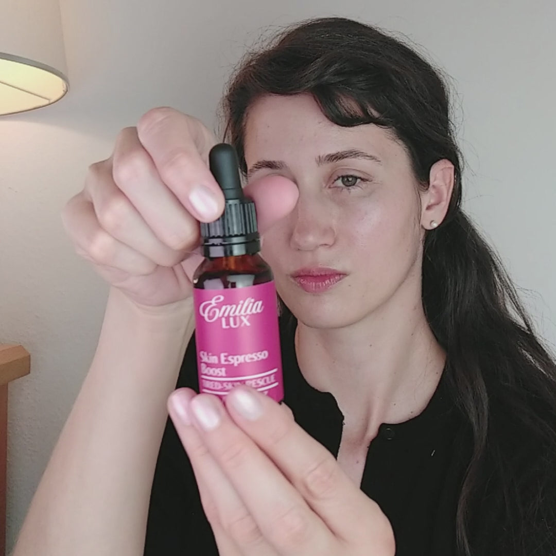 Emilia Lux under-eye serum with caffeine for refreshed, brighter, and smoother-looking eyes