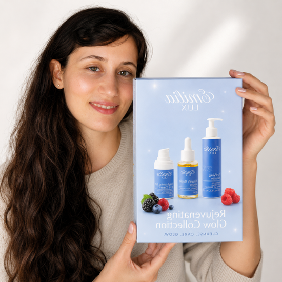 Natural Retinol Serum and Brightening Eye Cream for a fresh, radiant skincare routine.