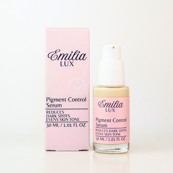 Serum formulated to improve uneven skin tone and skin clarity