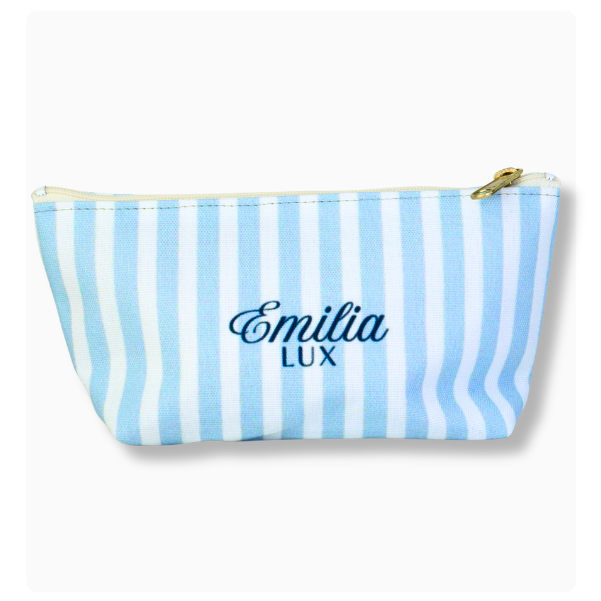 Travel cosmetic bag designed for makeup, skincare, and daily beauty essentials