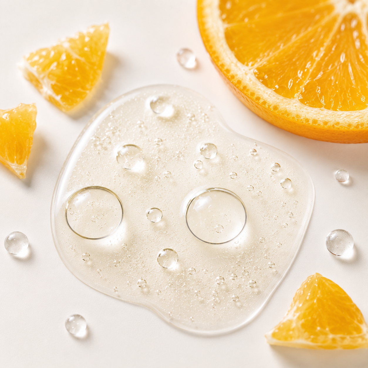 Vitamin C skincare ingredient for brightening skin, reducing dark spots, and improving radiance